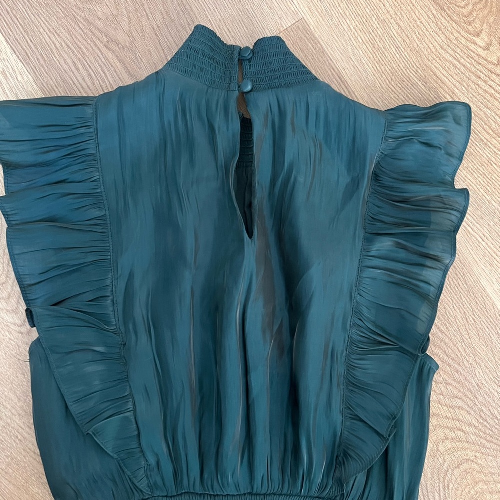 Lulu's Teal Maxi Dress - Picture 8 of 12